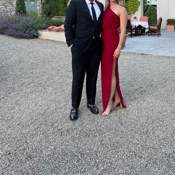 Windsor - Adora Formal One-Shoulder Ruched Dress - Picture 7 of 8